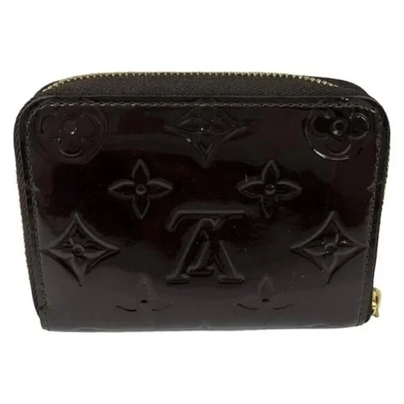LOUIS VUITTON Zippy Coin Purse M93607 Amarante Monogram Vernis - TS2132